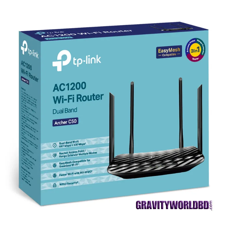 TP Link C50 Router Box