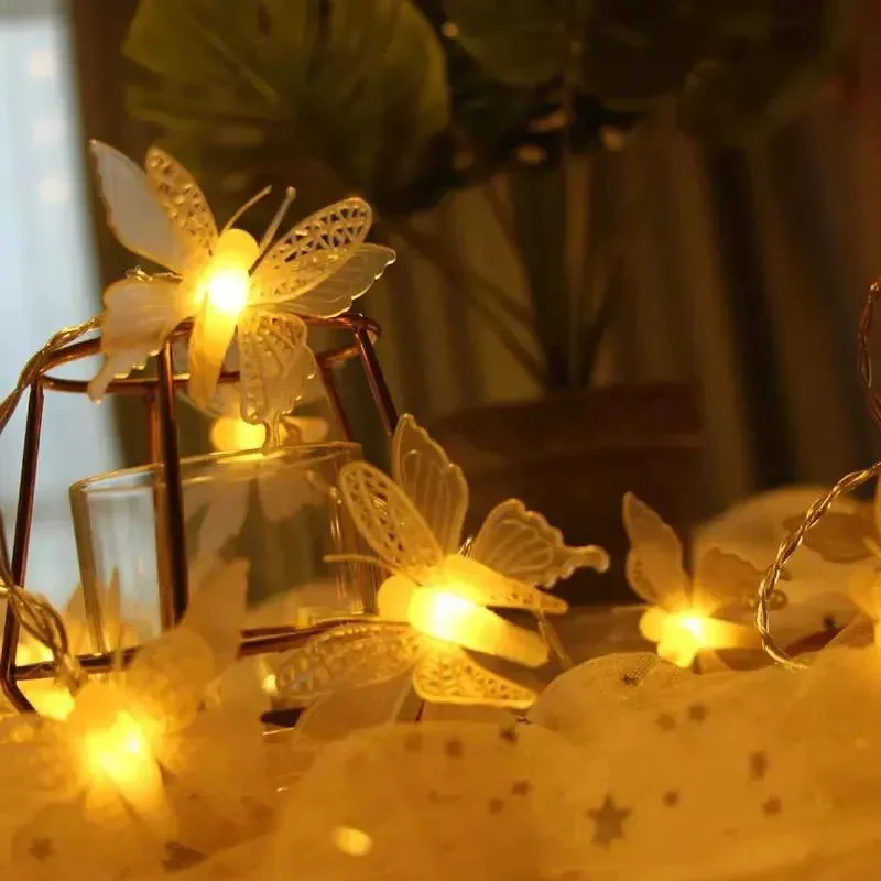 Butterfly Fairy Light Golden color