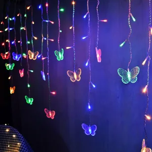 Butterfly Fairy Light multi color hanging