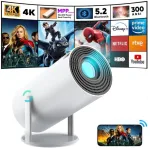 HY300 Mini Projector price in Bangladesh - WiFi 6 Android Projector - Gravity World