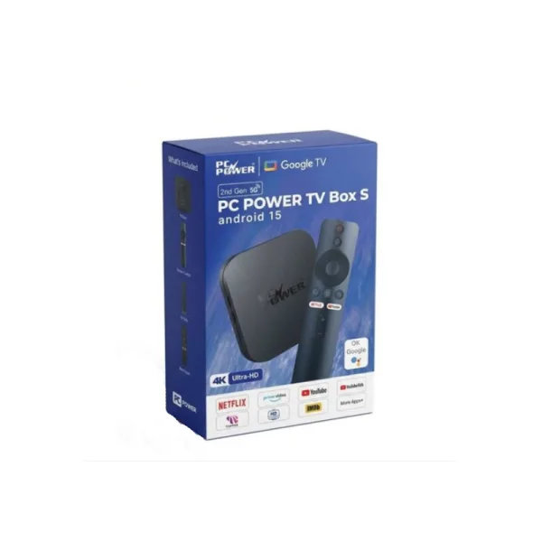 PC Power TV Box S price in Bangladesh - Android 15 Google TV 4K Ultra HD - Gravity World
