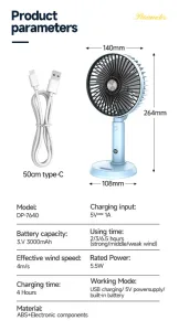 DP Fan price in Bangladesh size