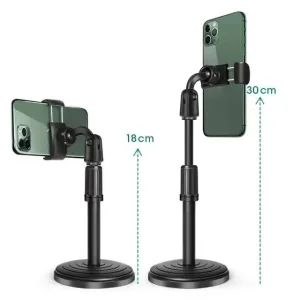 360 Degree Rotate Desktop Phone Stand for YouTube TikTok Live Streaming Bangladesh - Gravity World