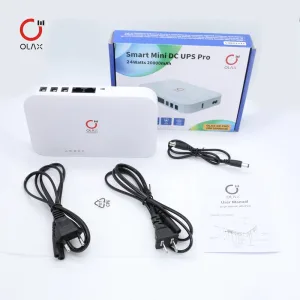 Olax D8 Pro Mini UPS price in Bangladesh - 24W 20000mAh Smart Mini DC UPS Pro - Gravity World all accessories