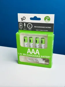 Smartoools AAA Rechargeable Battery price in Bangladesh - 1.5V Type-C 4pcs Set - Gravity World