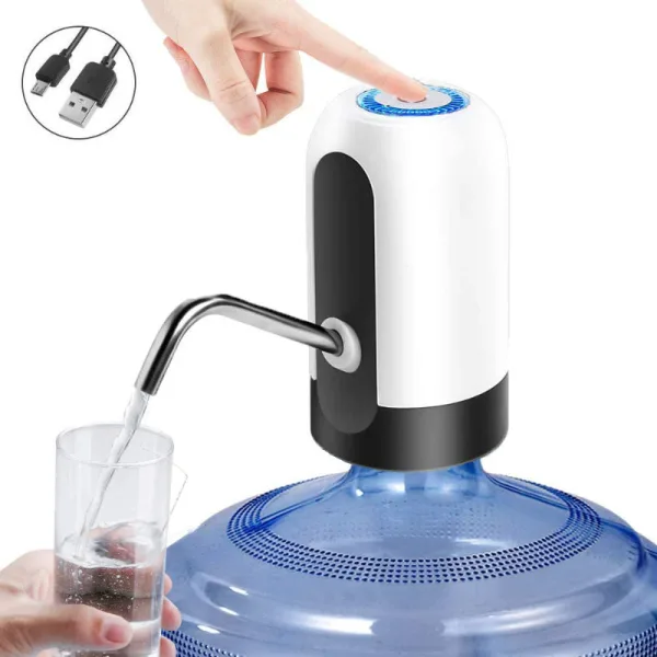 Automatic Water Dispenser price in Bangladesh - USB Rechargeable Electric Water Pump Filter Jar - Gravity World